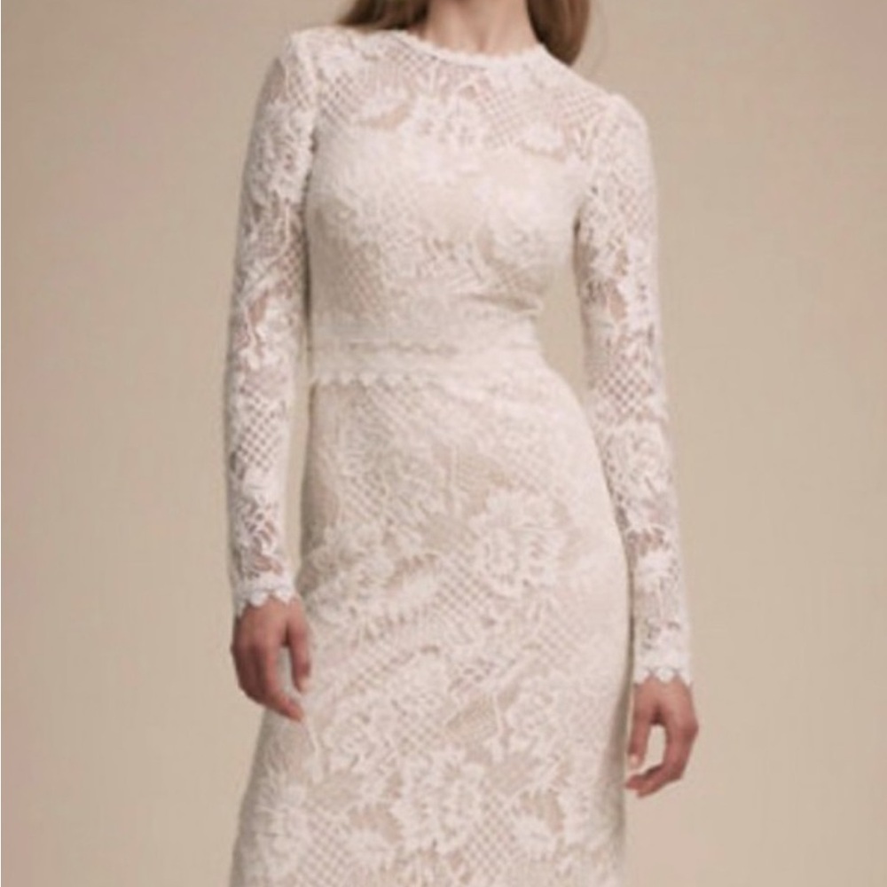 BHLDN Tenley Size 14 (street 10) Wedding dress
